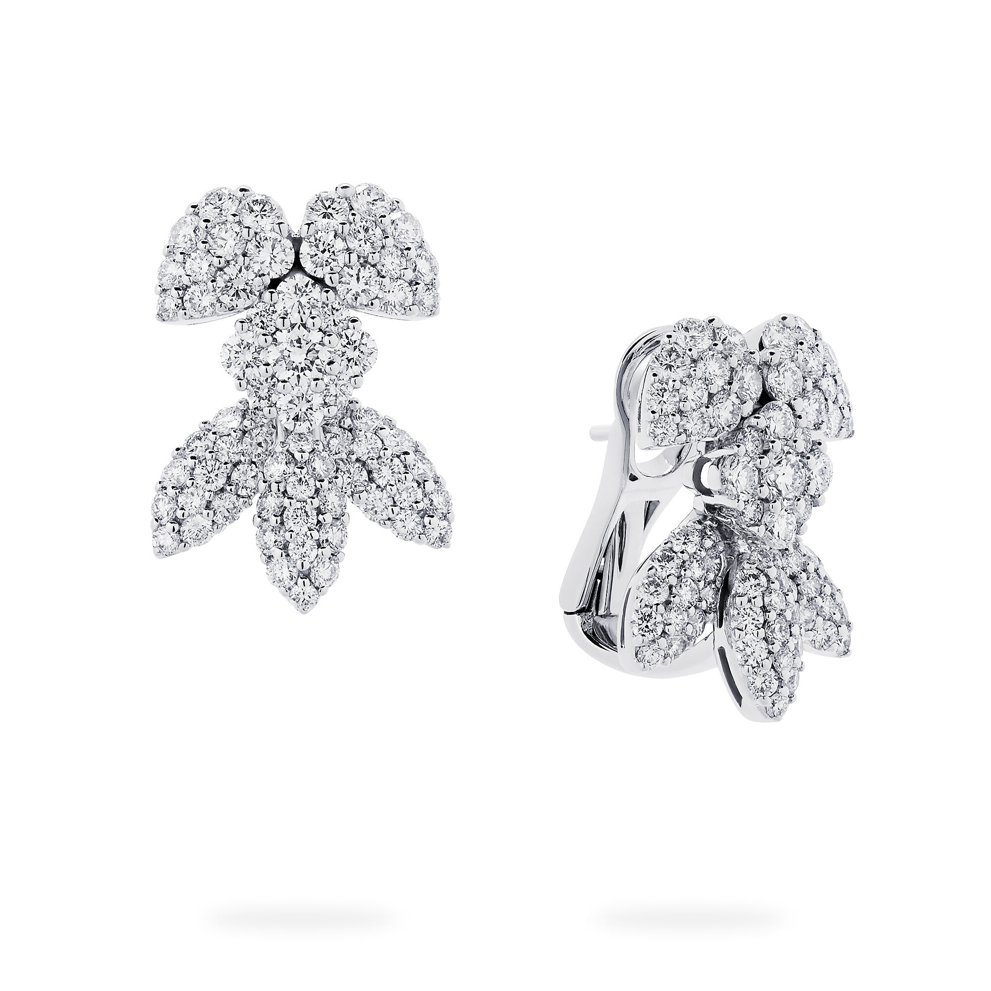 Birks Snowflake Diamond Snow Angel Earrings Large Birks